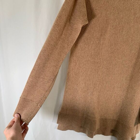 Halogen Wool Cashmere Blend Sweater Women's Small Brown Knit Round Neck - Picture 4 of 7